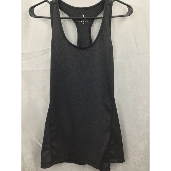 icyzone Workout Tank Tops for Women Racerback Dark Gray Medium - Picture 10 of 10